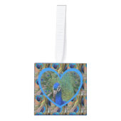 ピーコックデザインキューブオーナメント キューブオーナメント (正面)