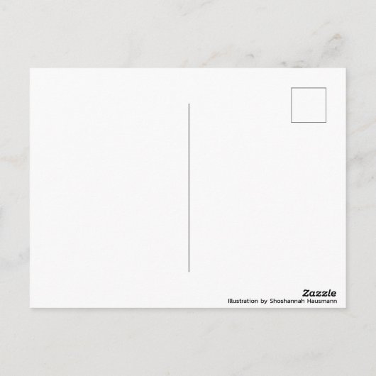 ピーコックドアーズ 水彩画 ジェイプール シティパレス ポストカード (裏面)