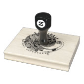 ピーコックドラゴンヴィンテージ神話ウッドアートスタンプ ラバースタンプ (スタンプ)