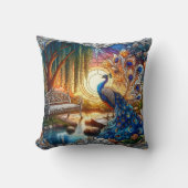 ピーコックバイエレガントトランクルレイクアットサンセット クッション (正面)