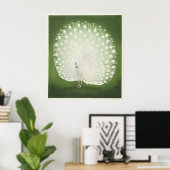 ピーコックバイ大原小村ヴィンテージプリントポスター ポスター (ホームオフィス)