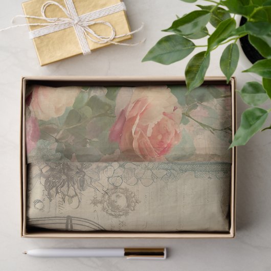 ピーコックバエレガントードケージフローラエフェメラデクページ 薄葉紙 (ギフト)