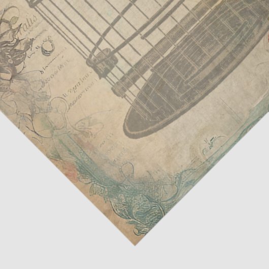 ピーコックバエレガントードケージフローラエフェメラデクページ 薄葉紙 (詳細)