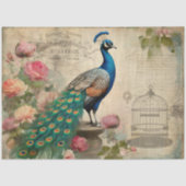 ピーコックバエレガントードケージフローラエフェメラデクページ 薄葉紙 (正面)