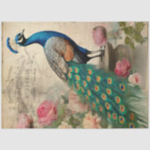 ピーコックバエレガントードケージフローラエフェメラデクページ 薄葉紙 (正面)