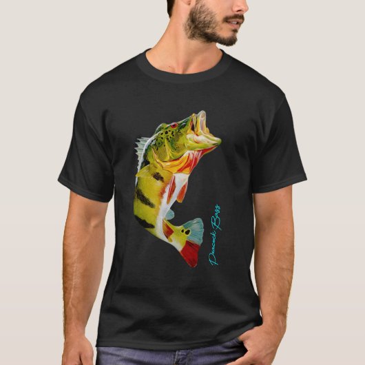 ピーコックバスフィッシュ Tシャツ (正面)