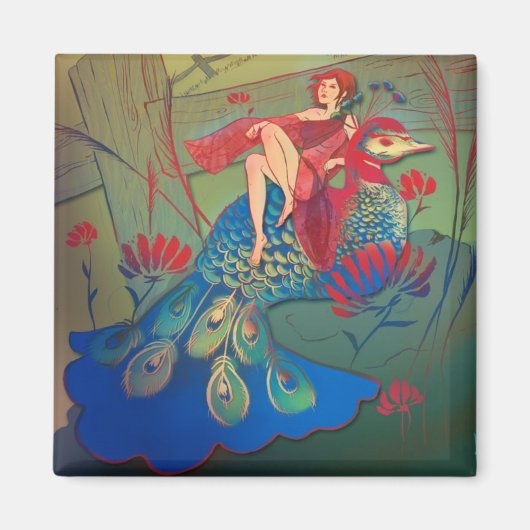 ピーコックバター – マグネット (正面)