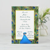 ピーコックバチェロレッテ招待状 招待状 (スタンド正面)