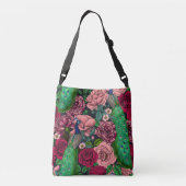 ピーコックバラ園2 クロスボディバッグ (裏面)