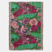 ピーコックバラ園2 スローブランケット (正面縦)