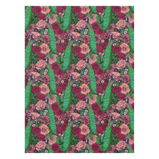 ピーコックバラ園2 テーブルクロス (正面)