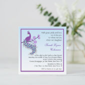 ピーコックバルミツワー招待状 招待状 (スタンド正面)