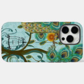 ピーコックバードケージダマスク Case-Mate iPhoneケース (裏面 (横))