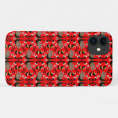 ピーコックバードフォークアート。 Case-Mate iPhoneケース (裏面(横))