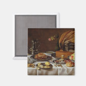 ピーコックパイを使った静物詩， 1627 マグネット (正面/裏面)