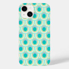 ピーコックパターンミントアクアグリーン Case-Mate iPhone 14ケース