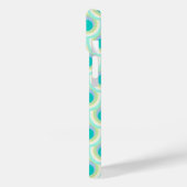 ピーコックパターンミントアクアグリーン Case-Mate iPhoneケース (裏面 / 左)