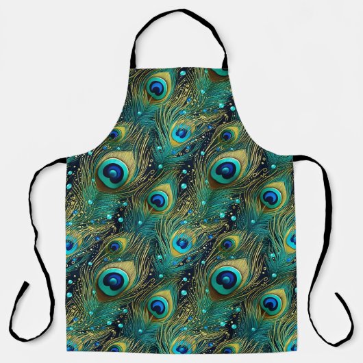 ピーコックパッション装飾用クッション エプロン (正面)