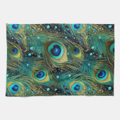 ピーコックパッション装飾用クッション キッチンタオル (横)