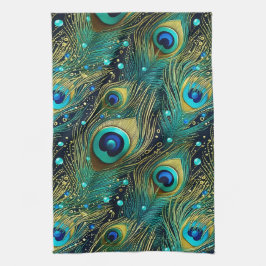 ピーコックパッション装飾用クッション キッチンタオル