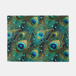 ピーコックパッション装飾用クッション ドアマット