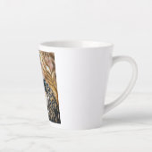 ピーコックピかわいらしンク金ゴールドクリスマス カフェラテマグ (右)