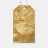 ピーコックピかわいらしンク金ゴールドグラム ギフトタグ (裏面)