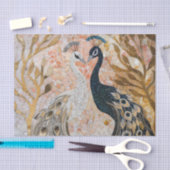 ピーコックピかわいらしンク金ゴールドグラム 薄葉紙 (クラフト)