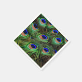 ピーコックピーコックグラマラスをテーマにしたパーティー スタンダードカクテルナプキン (角)