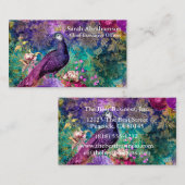 ピーコックピーコックスカラフル名刺 名刺 (正面/裏面)