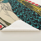 ピーコックファインアートバード新しい シェルパブランケット (3/4)