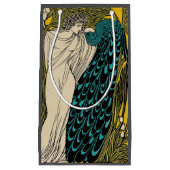 ピーコックファインアートバード新しい スモールペーパーバッグ (正面)