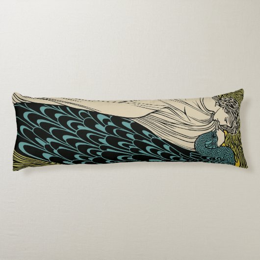 ピーコックファインアートバード新しい ボディピロー (裏面)
