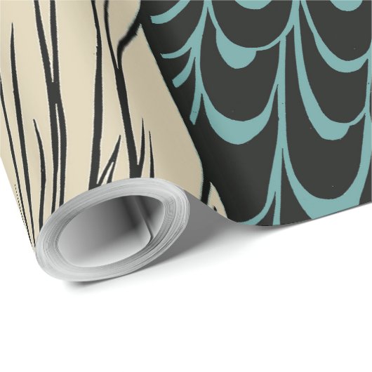 ピーコックファインアートバード新しい ラッピングペーパー (ロールコーナー)