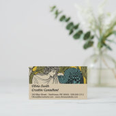 ピーコックファインアートバード新しい 名刺 (スタンド正面)