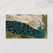 ピーコックファインアートバード新しい 名刺 (裏面)