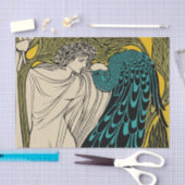 ピーコックファインアートバード新しい 薄葉紙 (クラフト)