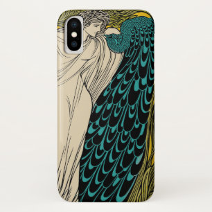 ピーコックファインアートバード新しい iPhone X ケース
