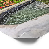 ピーコックファウンテン&バラガーデンinウィンターパークFL ポスター (角)