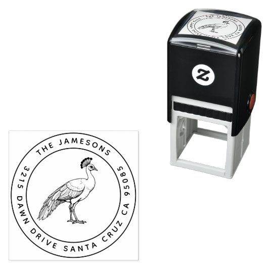 ピーコックファミリースタンプ - レガルラディアンス セルフインキングスタンプ (インサイチュ)