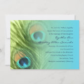 ピーコックファンタジーセット 招待状 (正面)