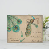 ピーコックフィザーズウェディングプログラム　焦げたエッジ (スタンド正面)