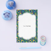 ピーコックフェザーアニマルプリント チラシ (シングル)