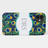 ピーコックフェザーアニマルプリント Case-Mate iPhoneケース (裏面(横))