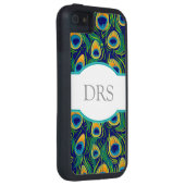 ピーコックフェザーアニマルプリント Case-Mate iPhoneケース (裏面/右)