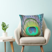 ピーコックフェザーオンターコイズ クッション (椅子)