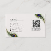 ピーコックフェザークリームボーエレガントホ 名刺 (裏面)