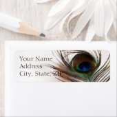 ピーコックフェザーグラモアアニバーサリー差出人住所 ラベル (インサイチュ)