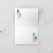 ピーコックフェザーサンキューカード サンキューカード (内部)