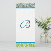 ピーコックフェザースワーズ結婚式招待状 招待状 (スタンド正面)